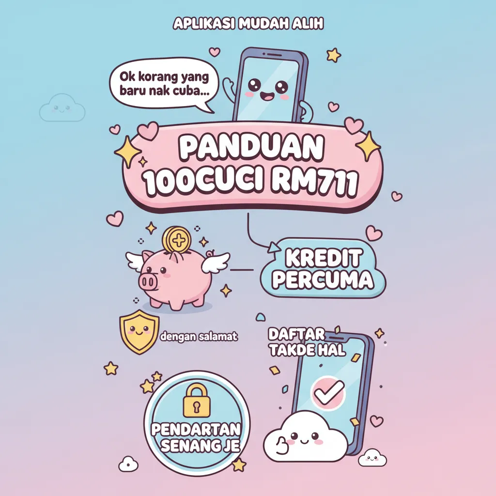 Panduan 100cuci rm711: Kredit Percuma & Pendaftaran