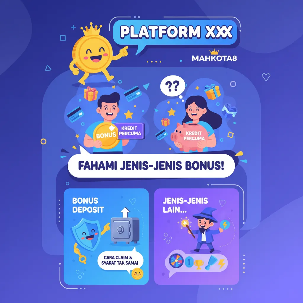 Panduan Mahkota8: Bonus Slot & Kredit Percuma