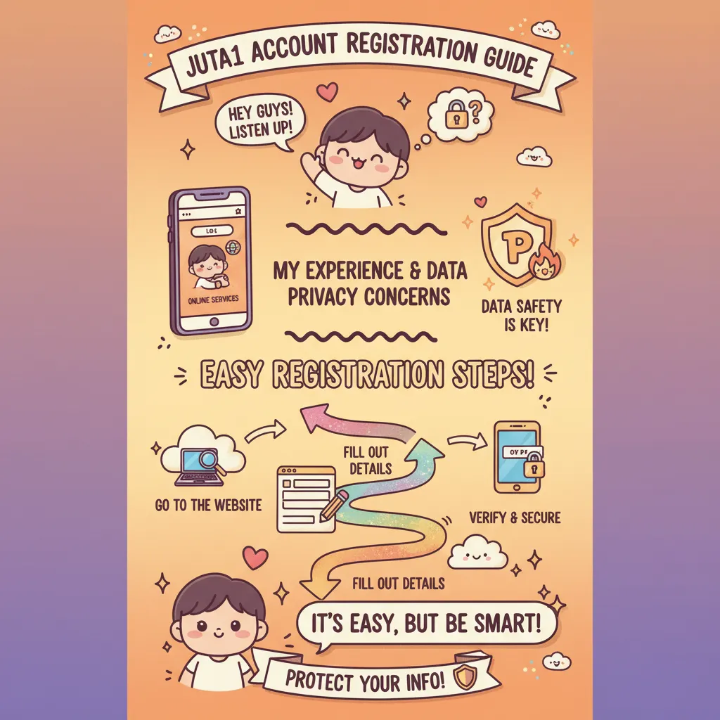 Cara Daftar Akaun Juta1 & Privasi Data