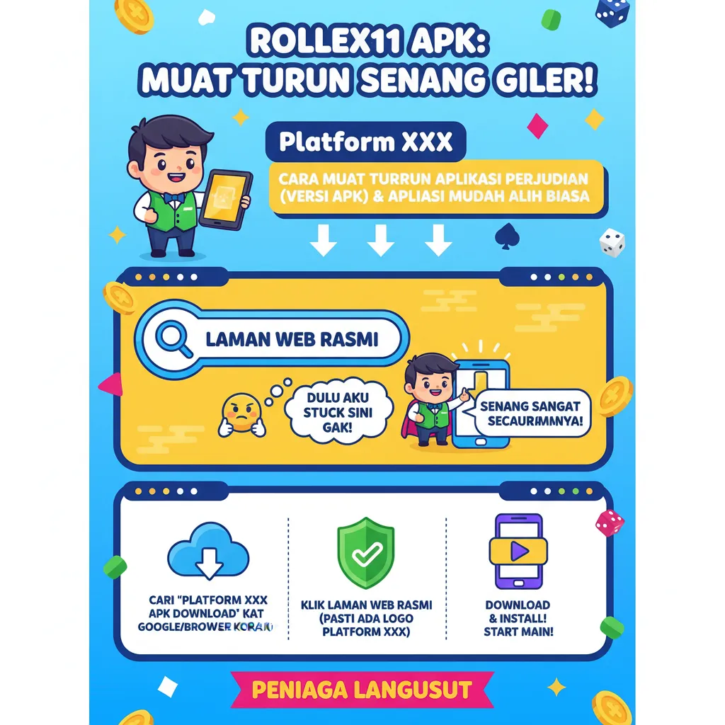 Cara Muat Turun APK Rollex11 dan Aplikasi Mudah Alih