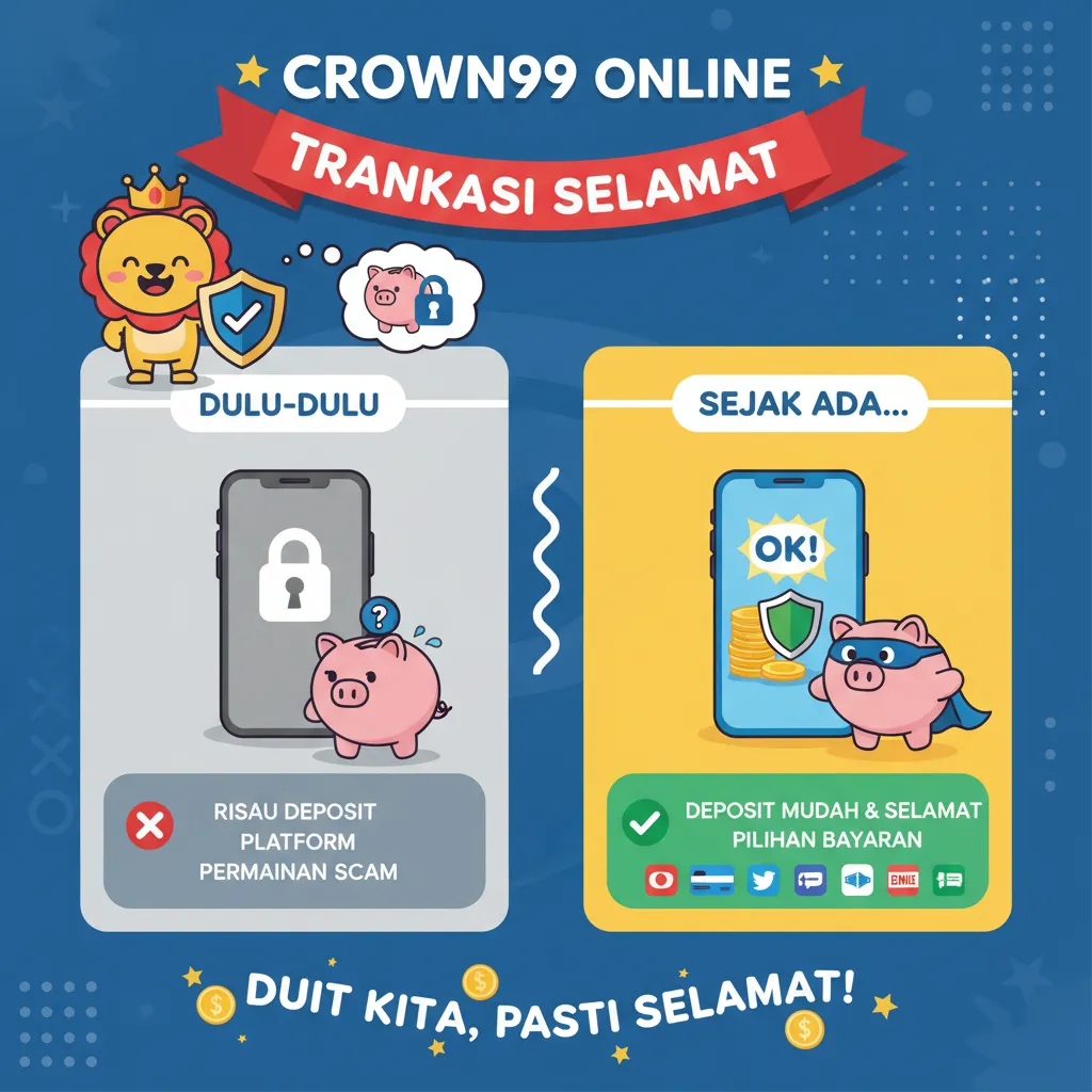 Transaksi Selamat Crown99 Online: Deposit Mata Wang Kripto & Dompet Elektronik