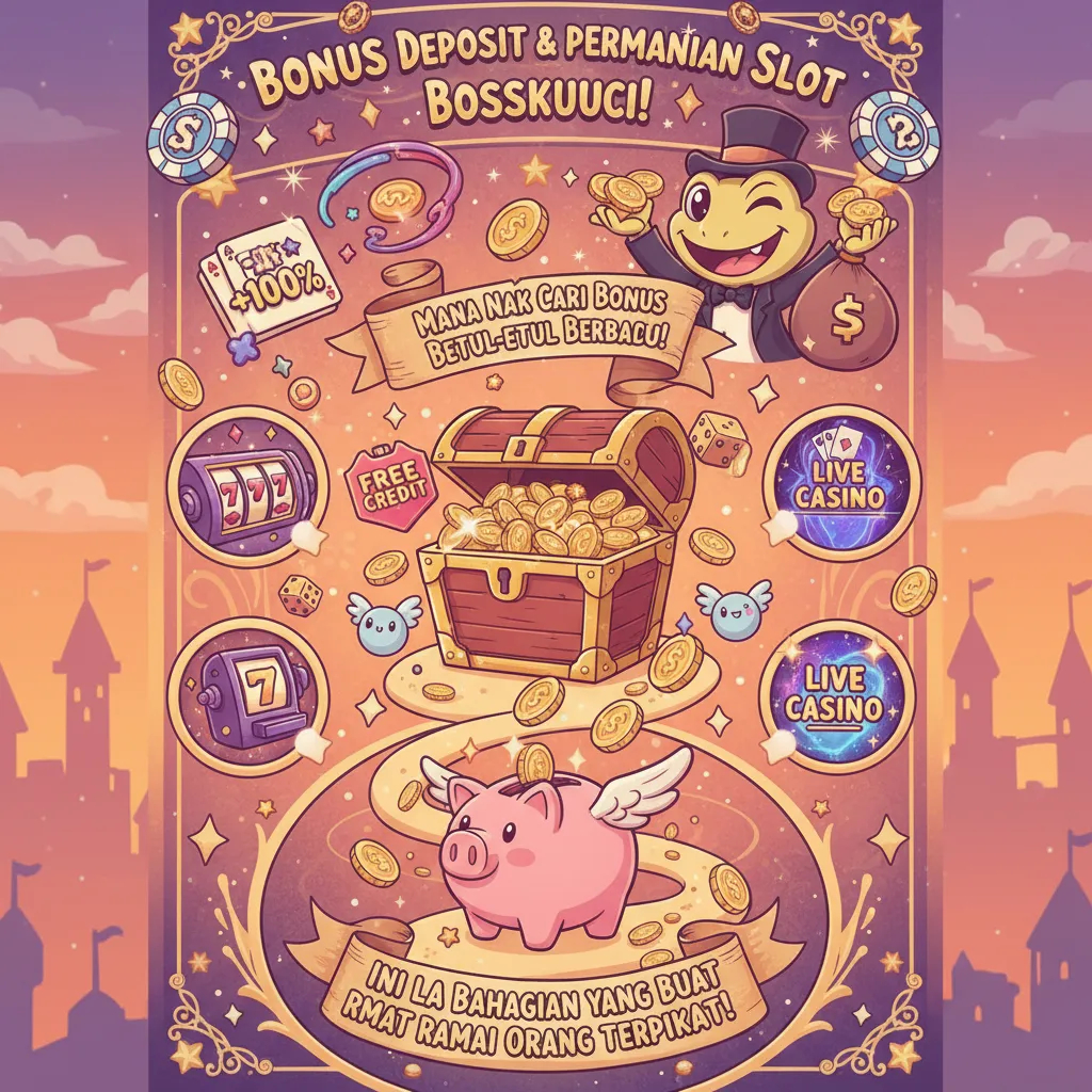 Bonus Deposit Bosskucuci dan Permainan Slot