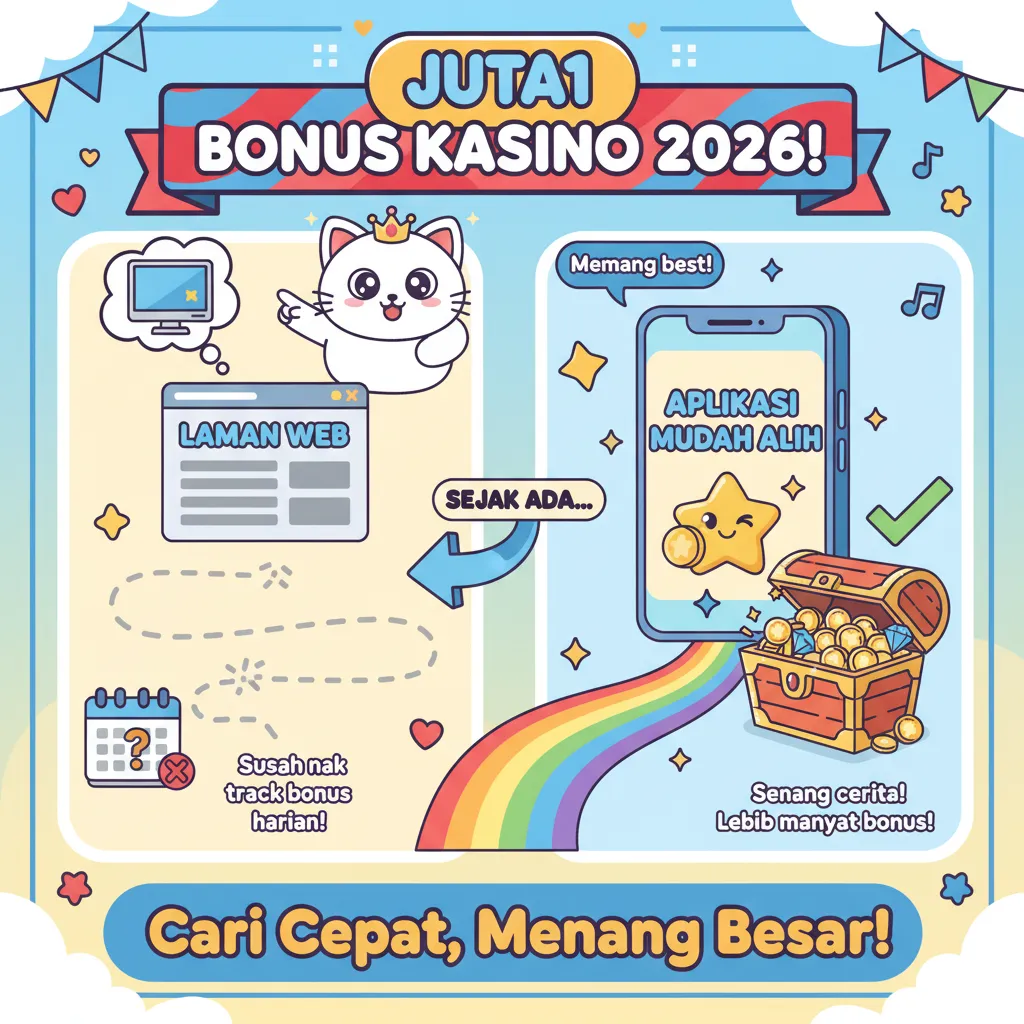 Bonus Kasino Juta1 & Aplikasi Mudah Alih