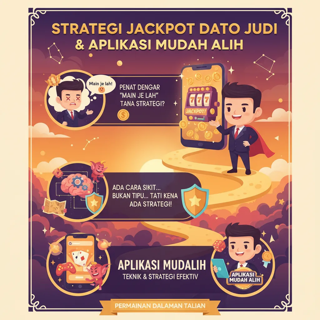 Strategi Jackpot Dato Judi & Aplikasi Mudah Alih